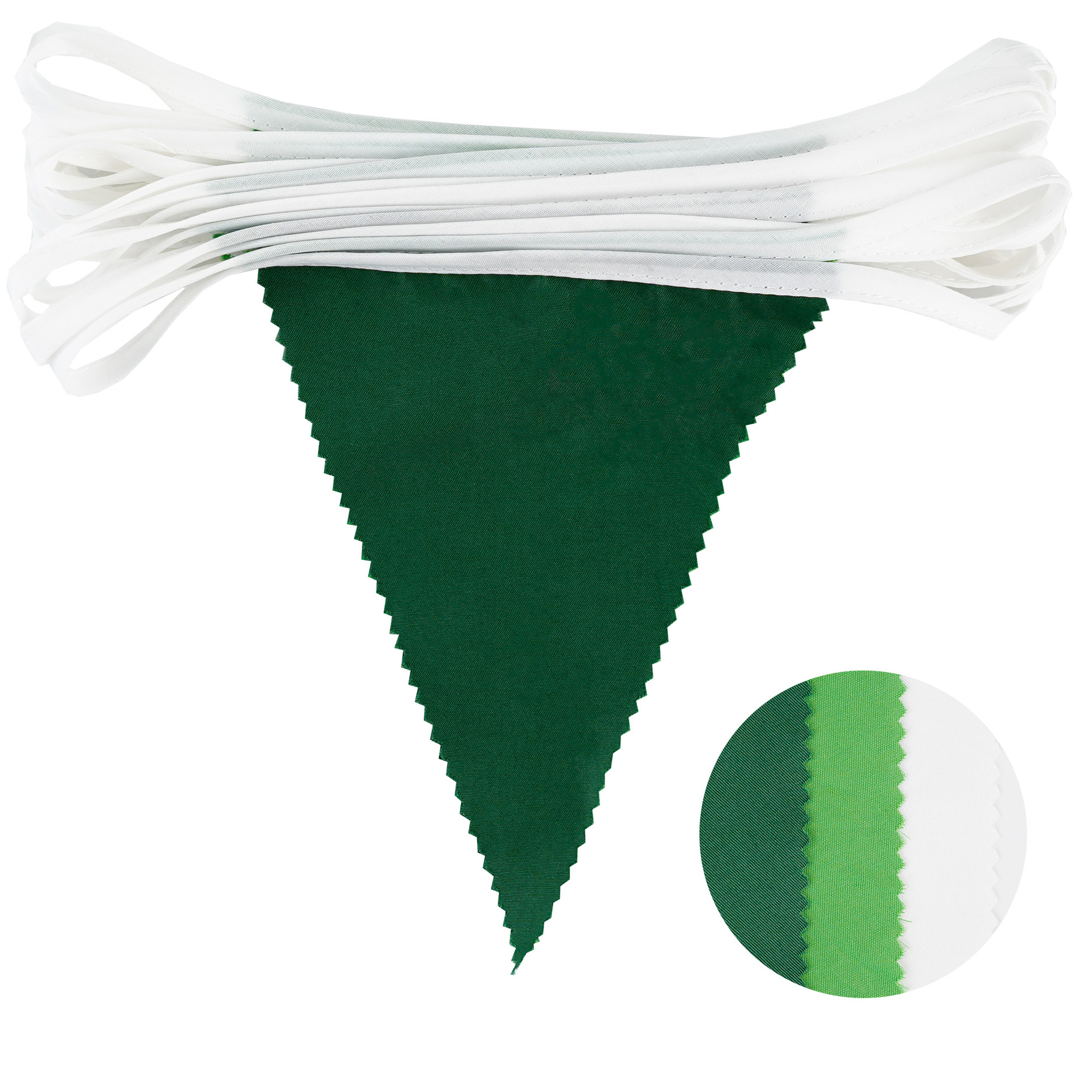 12 Meter 42 Stücke bunte Blumenwellen-Einzelschicht-Baumwolldreiecksflagge Geburtstagsflagge Fotohintergrund Western-Hochzeitsflagge_voghion.com