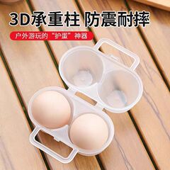 卸売り代は屋外の透明な卵の収納箱を代行して携帯して防振して2格の卵の箱のピクニックの卵の収納を防ぎます。
