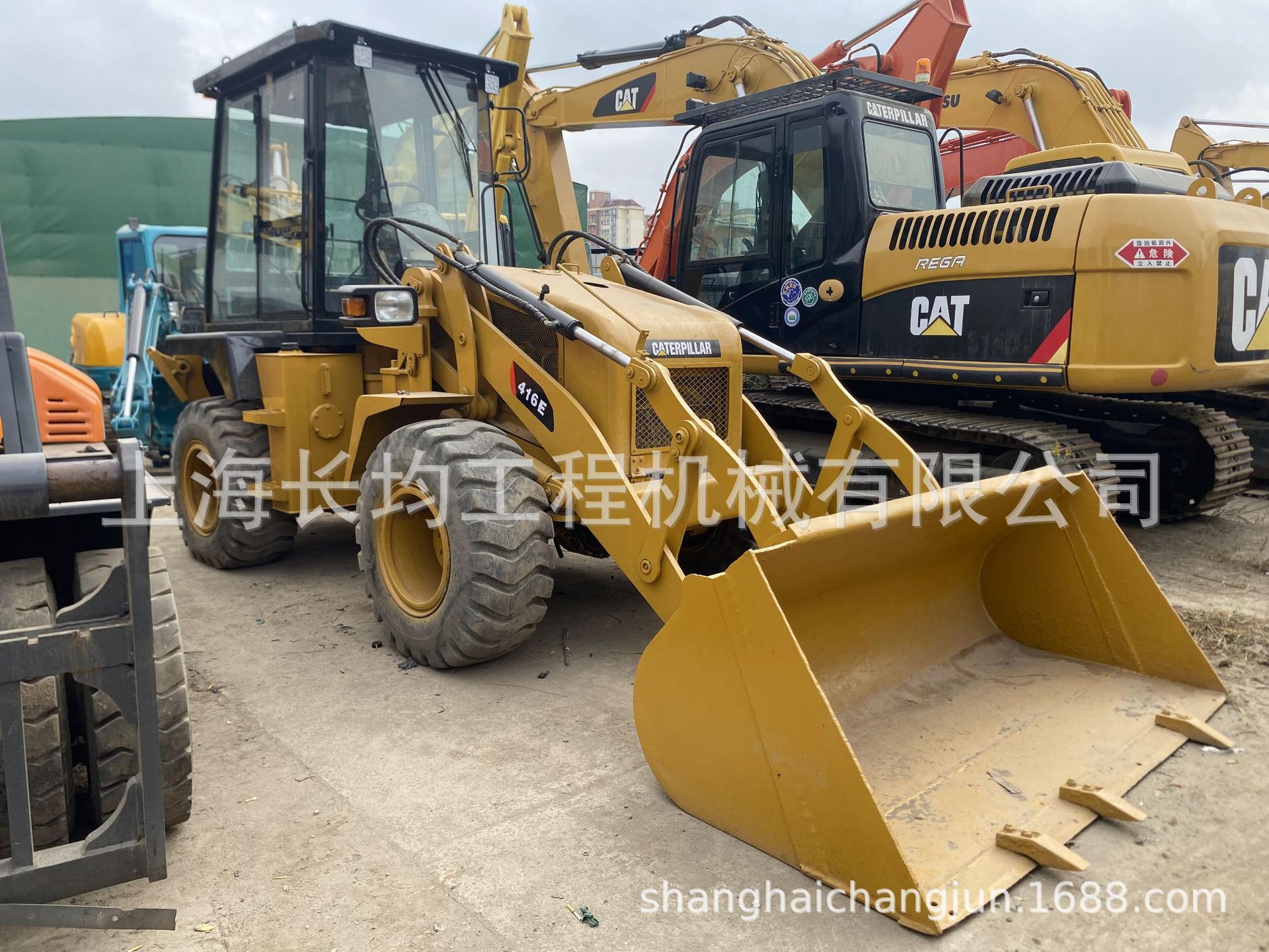 卡特装载机416E 小型装载机 铲车起重机kbk 平地机 滑移式装载机