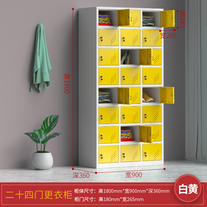 Armario de color bolsas escolares de estudiantes almacenamiento personal dormitorio con bloqueo armario de almacenamiento gimnasio baño armario de hierro