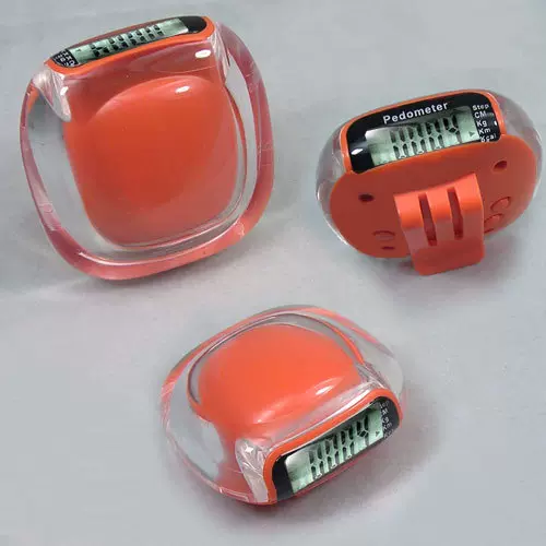 多功能计步器礼品logo小巧随身户外运动走路跑步含英里公里卡路里
