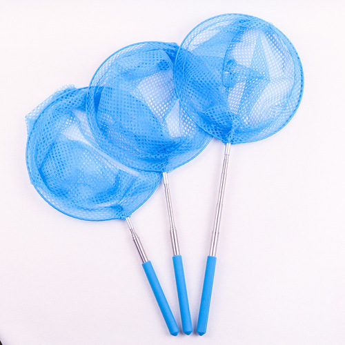 Summer outdoor fishing net bag for catching dragonflies and butterflies, children's fishing net, retractable rod fisherman, water toy