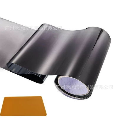 Foreign Trade Car Front Insulation Automotive Film - default-gradient-black-20cm-150cm