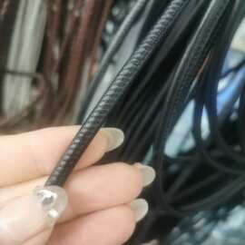 diy手工皮绳踩线车线双色PU提手压条皮条箱包带手链绳饰品材料0.3