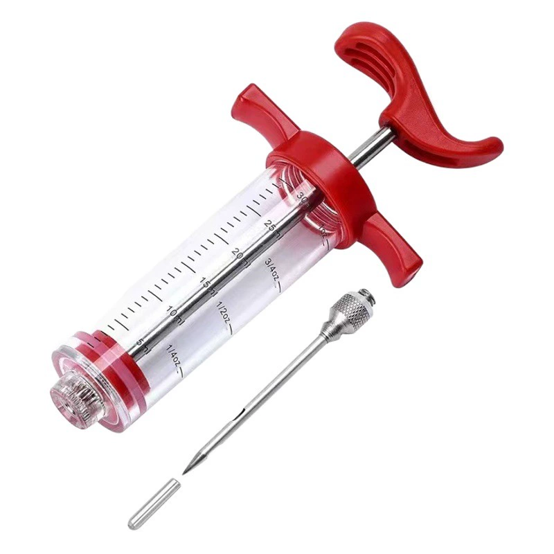 Spot Amazon индейка игла шприц пластиковая приправа для барбекю хит продаж трансграничный акриловый игольчатый шприц для индейки