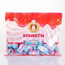 俄罗斯进口糖果喜糖奶糖礼品婚庆新年零食俄小淼大白兔软糖500克
