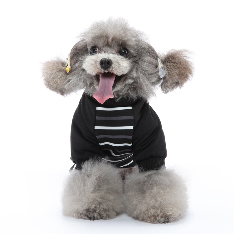 Striped Dog Four Legged Clothing Comfortable Breathable Easy To Wear Prevents Shedding For Home Use Pet Products Dog Clothing & Shoes_voghion.com