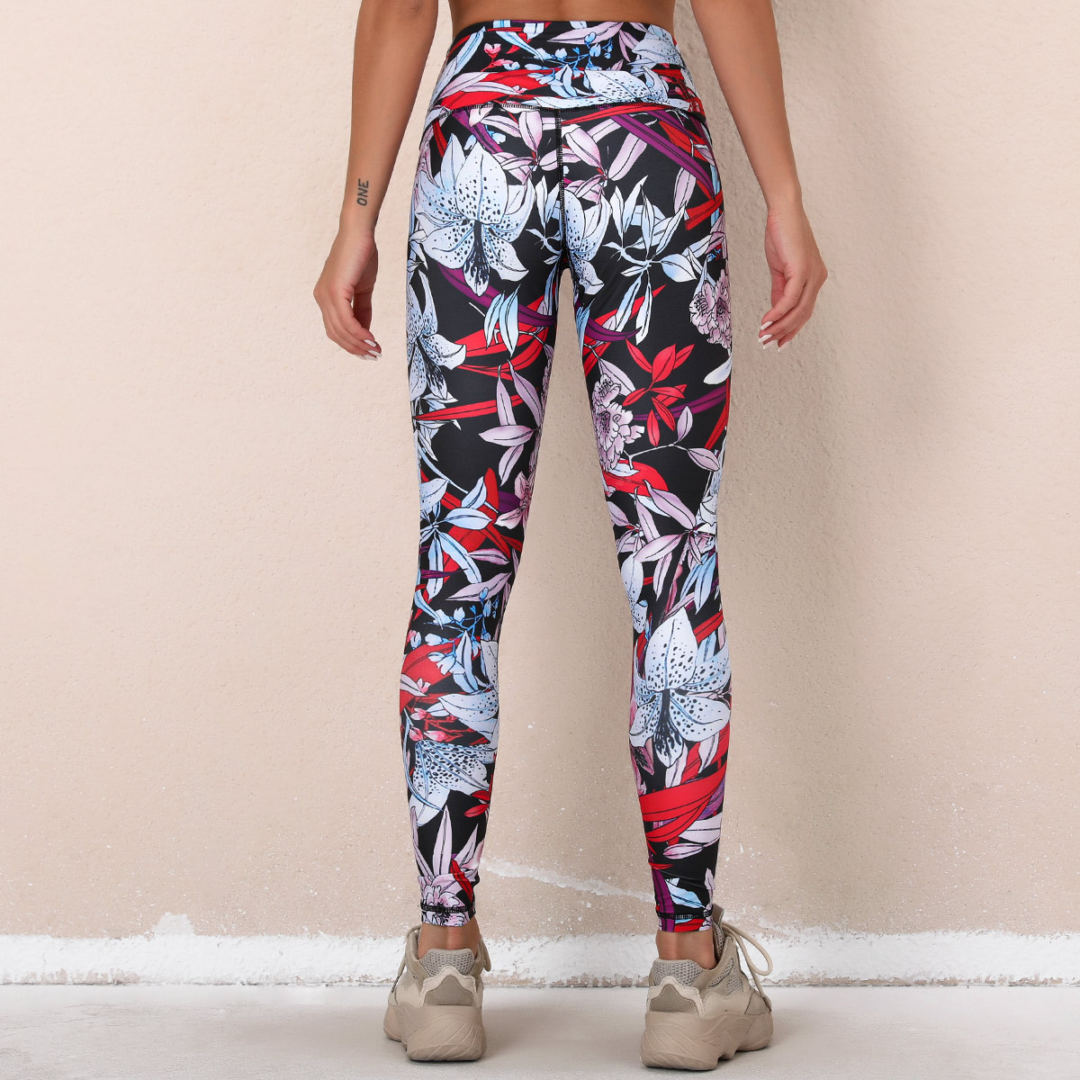 Fashion printing high waist legging NSLX47519