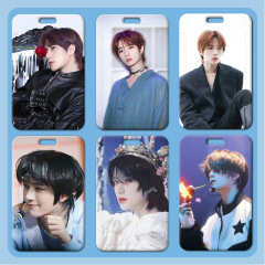 崔杋圭卡套批發塑料滑蓋學生校牌飯卡胸牌小卡工作證卡套門禁公交