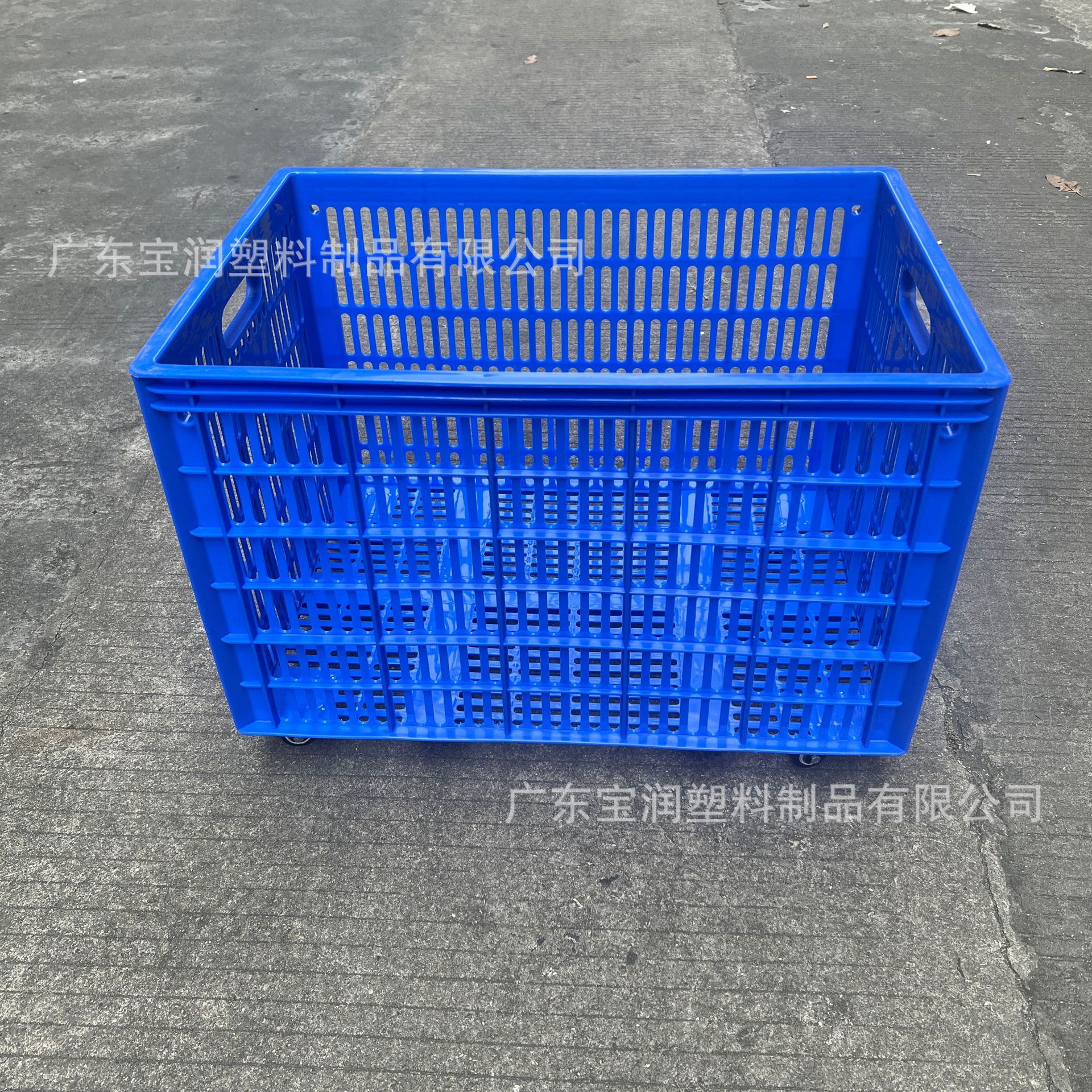 广东大号服装收纳筐网格塑料周转箩揭阳物流中转仓储筐周围储物箱