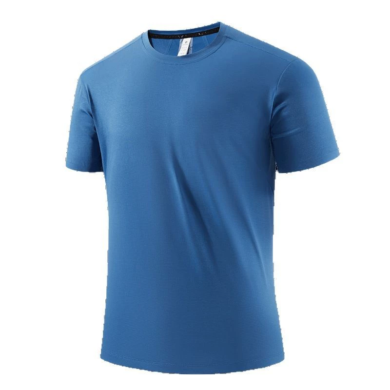 Men's silk thin breathable quick dry short sleeve T-shirt for leisure, oversize, plus size