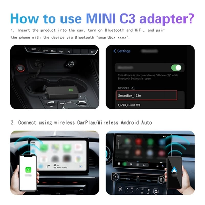 Connectivity, Wired to Wireless | Simsiz CarPlay və Android Auto