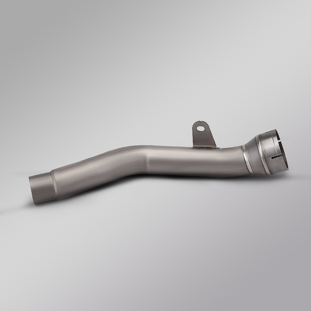 Motorcycle Exhaust Pipe Modification Zx10R Titanium Alloy Middle Section Connects to Original Rear Section 2021-2024