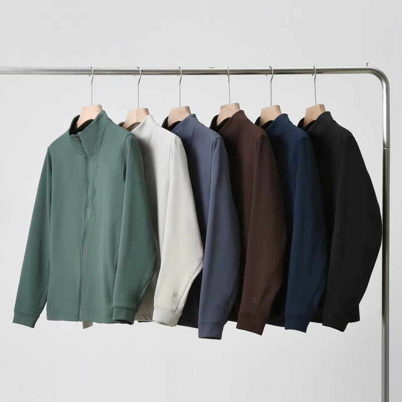 Clone of the Same Style Men's Early Spring New Outdoor Four-Way Stretch Jacket Stand Collar Jacket Casual Versatile Fashion Jacket Clone of the Same Style Men's Early Spring New Outdoor Four-Way Stretch Jacket Stand Collar Jacket Casual Versatile Fashion Jacket