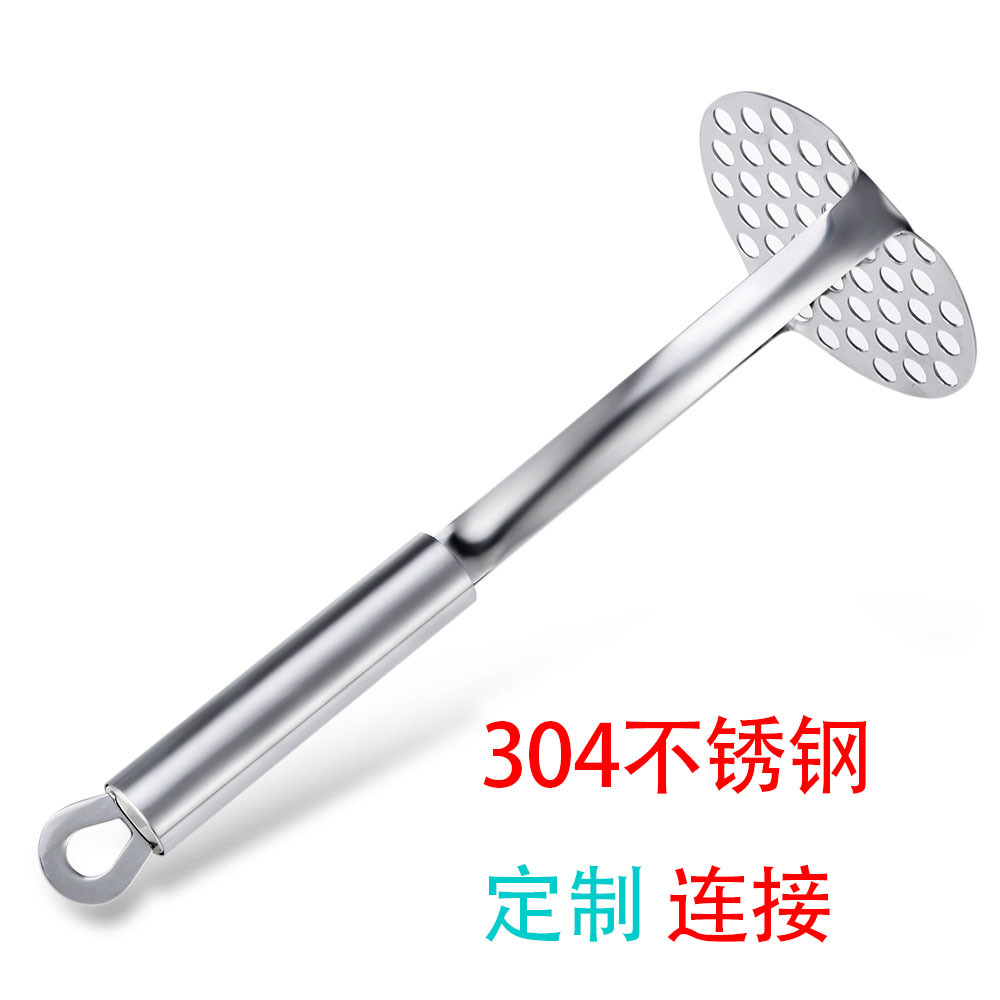 430 trituradora de acero inoxidable manual puré de patata prensa engrosada mango patata prensa patata Mascher suministros de cocina