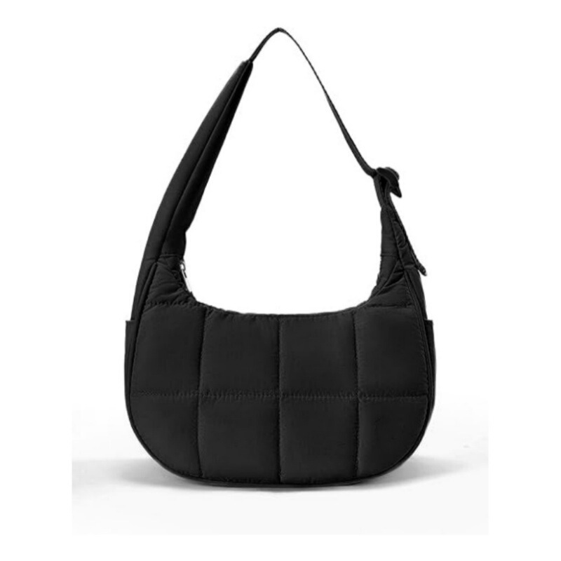 In-Stock New Quilted Shoulder Bag with Adjustable Strap, Puffy Underarm Bag, Large Capacity Puffy down Tote Bag