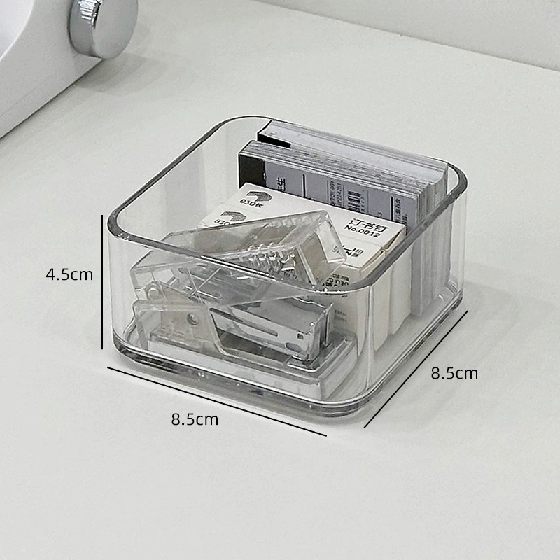 Drawer Partition Storage Box, PET Transparent Organizer, Multiple Sizes (Small–XL)