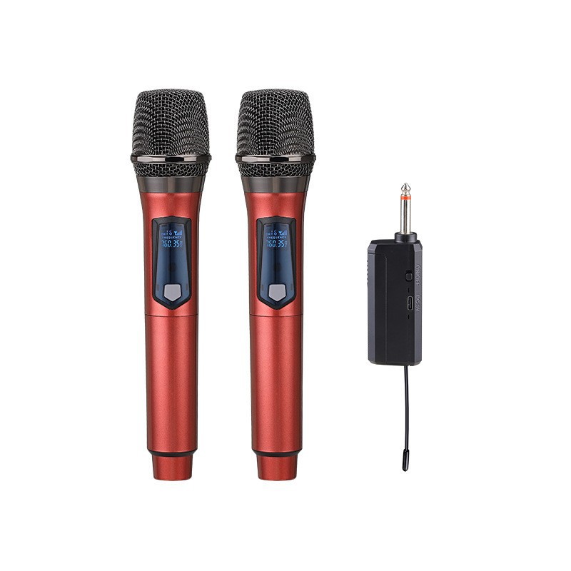 Kit de Micrófono Inalámbrico con Tarjeta de Sonido V8 para Transmisión en Vivo y Karaoke