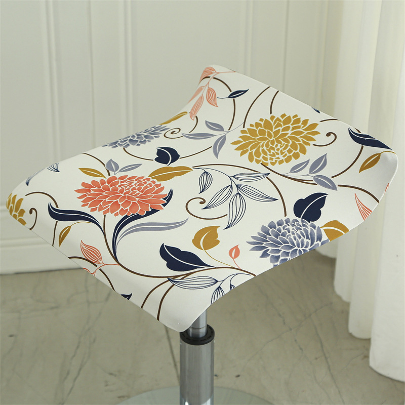 Cajero de recepción Cubierta de silla cuadrada Cubierta de asiento elástica Cubierta de asiento dividida de oficina Cubierta de respaldo de silla giratoria Cubierta de asiento