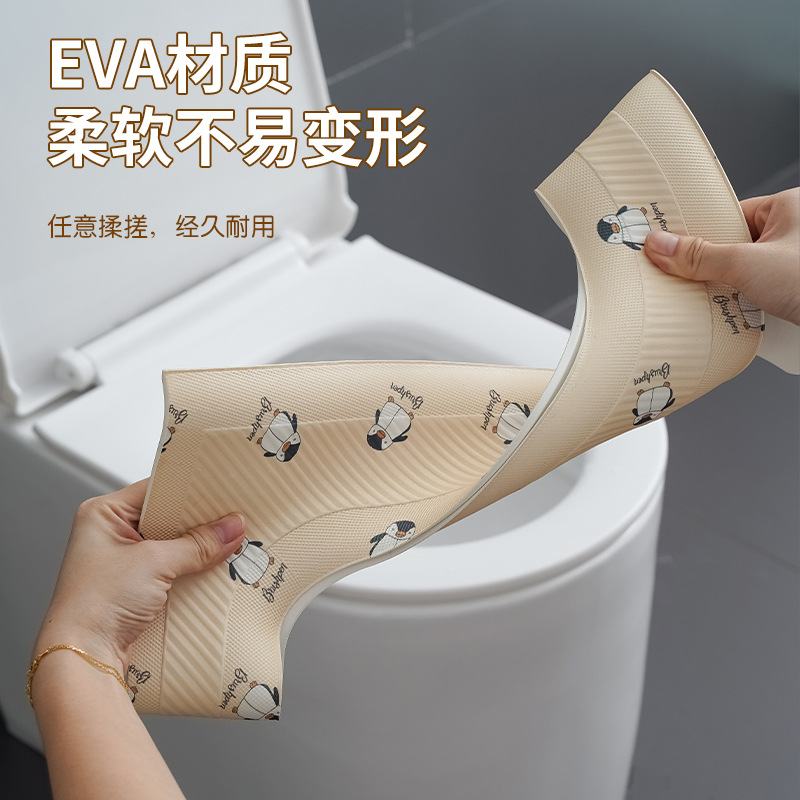 Alfombra de baño animal EVA cojín impermeable estera de limpieza del inodoro del hogar Four Seasons Universal cubierta del inodoro no desechable