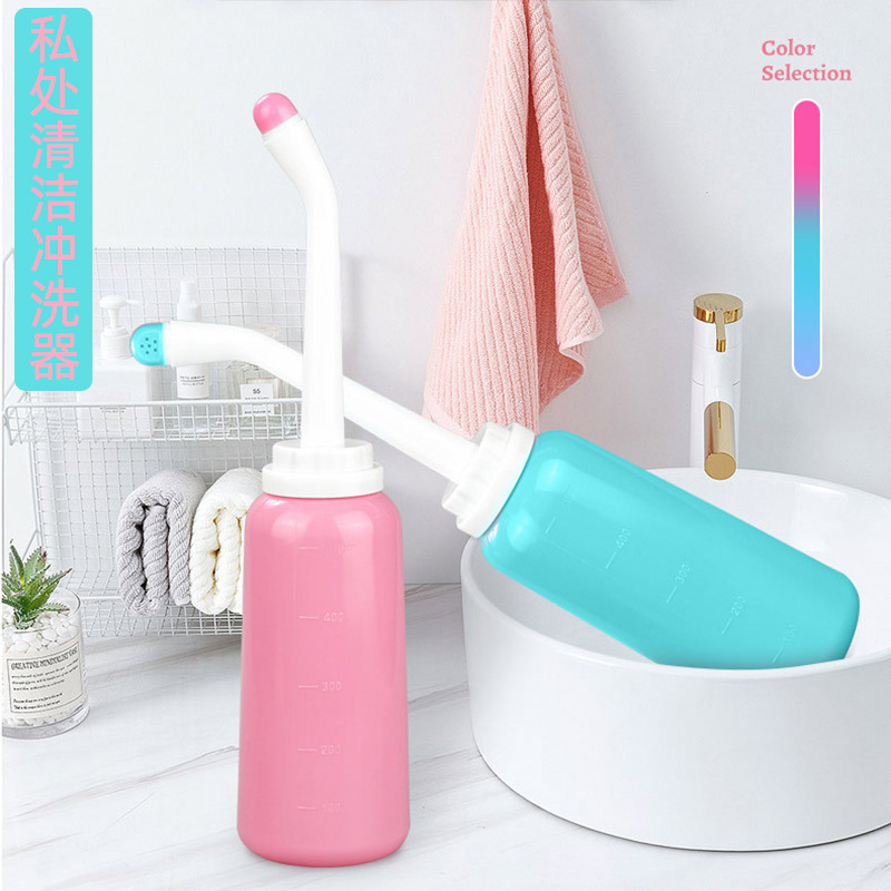 Portable vaginal irrigator handheld bidet for baby butt and anus private parts sanitary irrigator body bidet