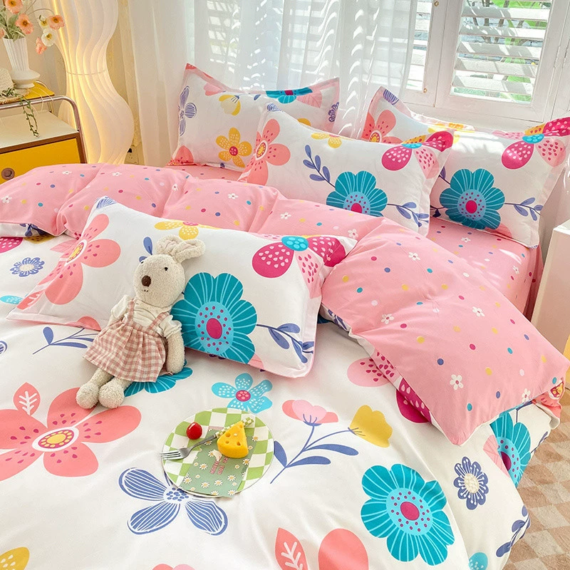 Bedspread set for elementary school students, 2–4 piece, multiple sizes (1.2/1.5/1.8/2.0 m), assorted prints