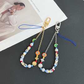 路家包饰FU手机挂绳骰子钥匙扣情侣款菲董联名款