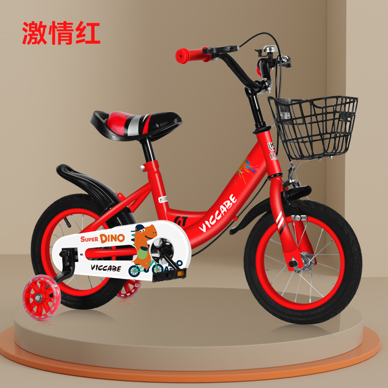 Vikabe Bicicleta para niños Niños y niñas 3-6-8-10 años Bicicleta de pedales para niños de mediana edad