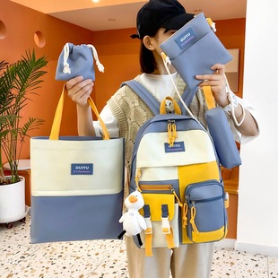 Ранец, сумка через плечо, вместительный и большой брендовый рюкзак, коллекция 2021, в корейском стиле