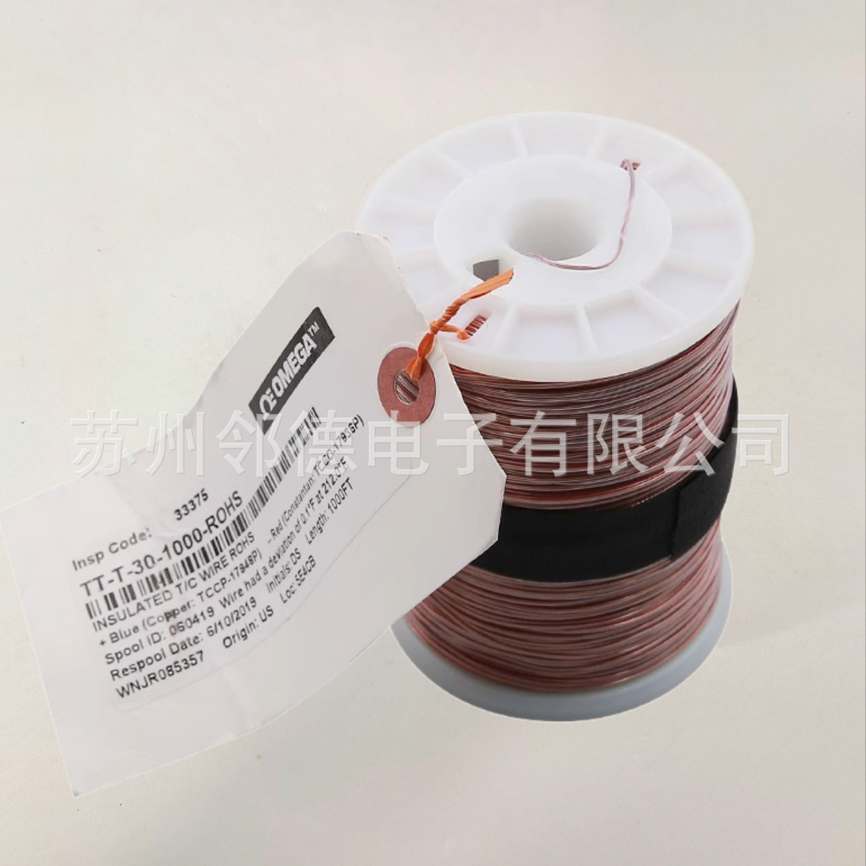 苏州邻德供应美国原装热电偶线TT-T/TT-K/TT-T-XX-SLE多规格