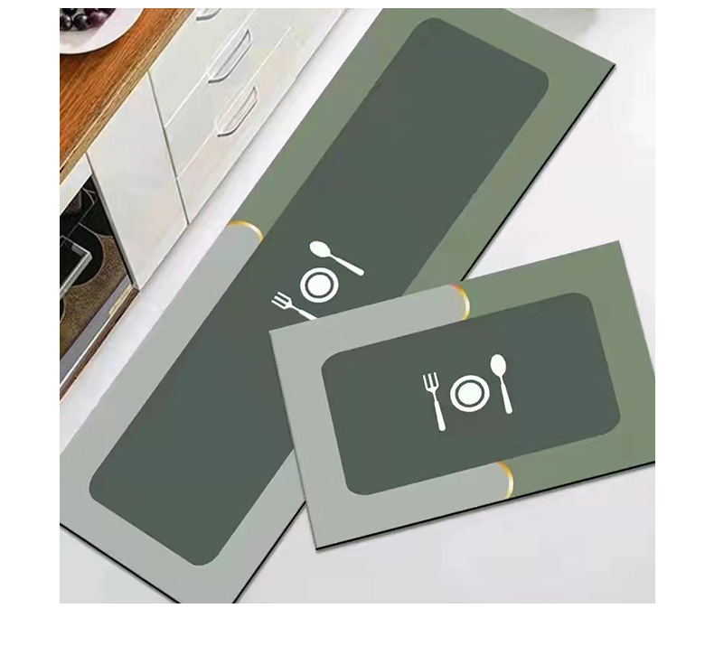 硅藻泥地垫,吸水地垫,厨房垫,吸油耐脏地垫