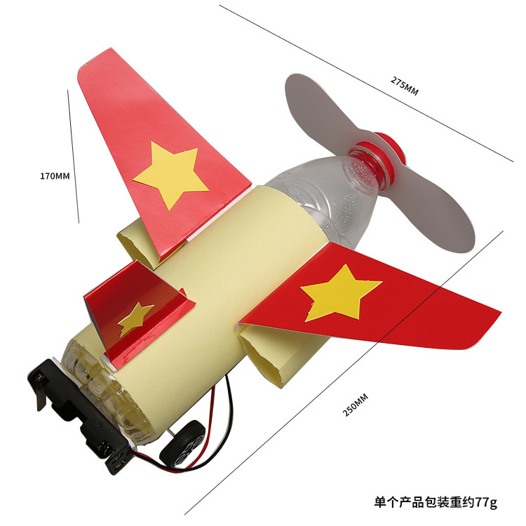 Estudiante de escuela primaria Ciencia y Tecnología pequeña producción niños creativo bricolaje experimento de Física Ciencia material didáctico hecho a mano vapor educación