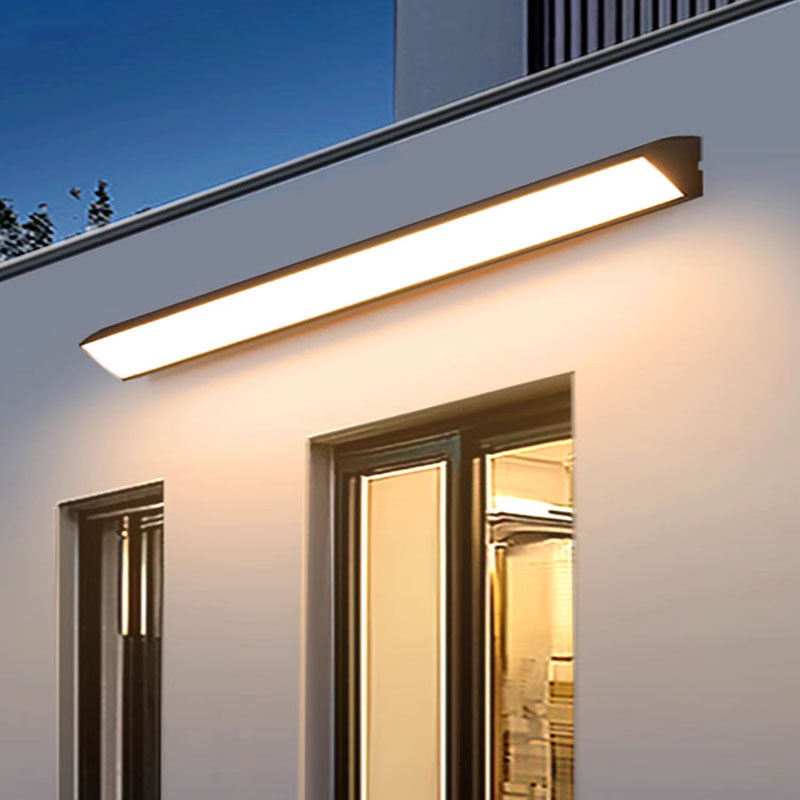 Outdoor Wall Lamp Waterproof Villa Courtyard Balcony Outdoor Strip Lighting Wall Lamp Sun Room Super Bright Terrace Door Headlight