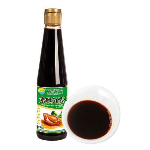 Qi Shan Food Vegetarian Abalone Sauce Vegetarian Restaurant Kitchen Stir-fry Soup Seasoning Dip Sauce Oyster Sauce Household Bottled
