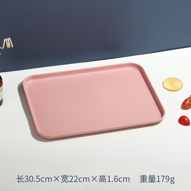 長方形のトレイ、水カップ、ティーカップ、フルーツプレート、大容量、食堂、ホテル、北欧風、インスタで話題の同型|undefined