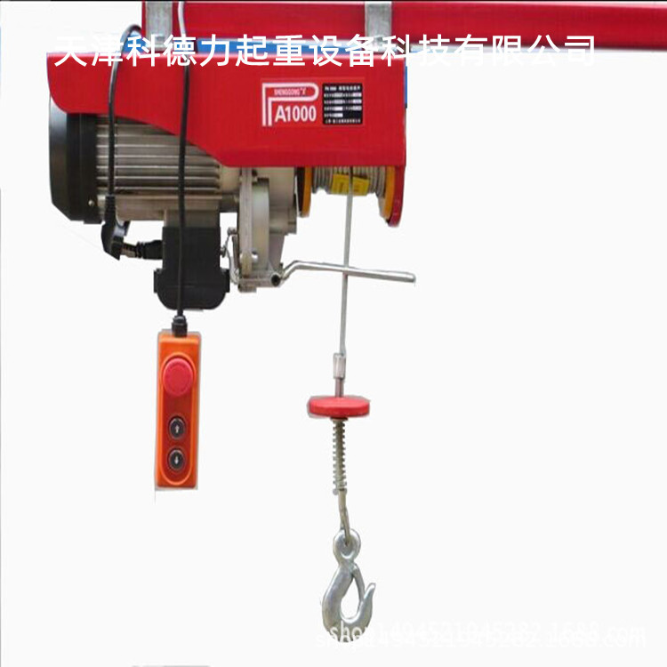 微型电动葫芦220V微电 电动葫芦提升机 小型提升机钢丝绳电动葫芦