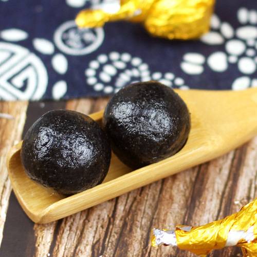 Direct-from-source manufacturer: Black Sesame Balls—9 Times Steamed & Dried, Black Sesame & Black Root Pills—Individually Packaged, Wholesale Available with Drop-Shipping Option