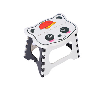 Thickened Plastic Folding Stool Portable Folding Chair Cartoon Small Stool for Adults and Children Mazar Mini Small Bench Large