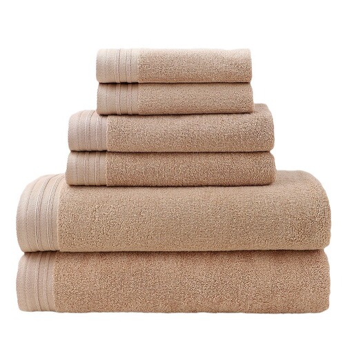 Cross-border pure cotton bath towel six-piece set Amazon specializes in pure cotton towel set Bathtowelset foreign trade towel set