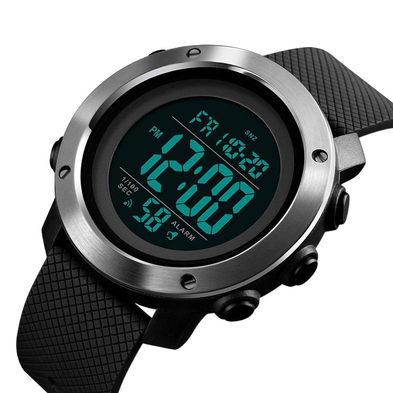 Skmei Venta caliente cuenta atrás estudiante masculino reloj electrónico suministro directo de fábrica de los hombres multi-funcional doble pantalla reloj deportivo