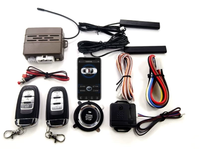 Ea Foreign Trade Model: One-Button Car anti-theft device - ea-model-2-brown-shell-with-mobile-app