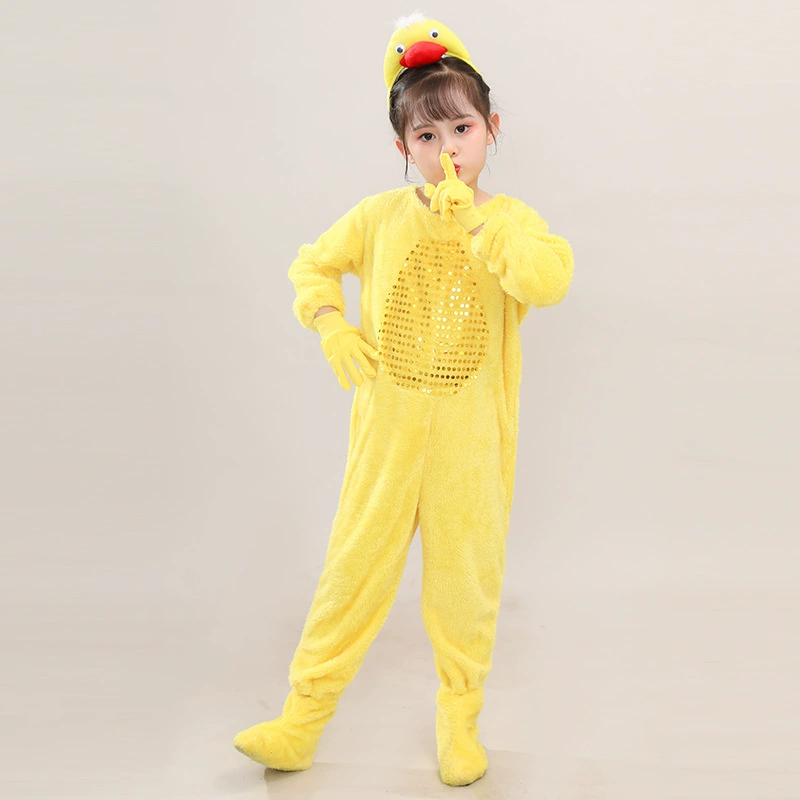 Детский костюм (B.Duck) дизайн утка и цыпленок, шляпа/ободок, размеры 110–160 см