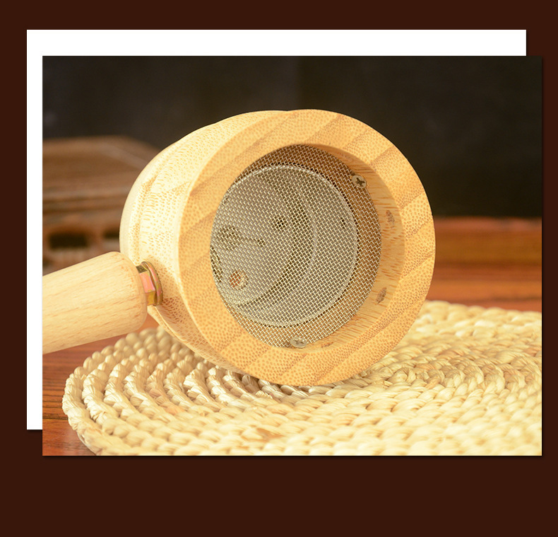 Smokeless Moxa Jar Handheld Moxibustion Box Portable Wooden Ai Jiu Tool with Strap for Home Warming Care overview