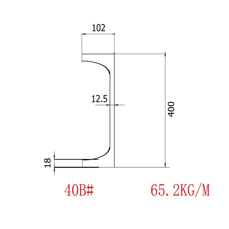 槽钢型号40#B执行标准‌JISG3192-2016材质A36