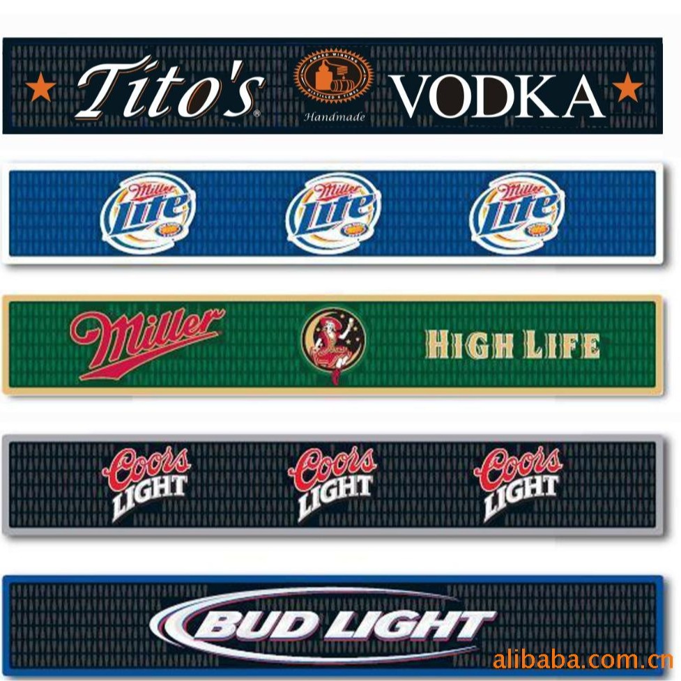 厂家供应广告PVC酒吧垫 家用塑胶垫 橡胶垫量大从优