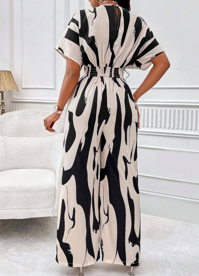 Women's Daily Casual Stripe Full Length Printing Jumpsuits display picture 10