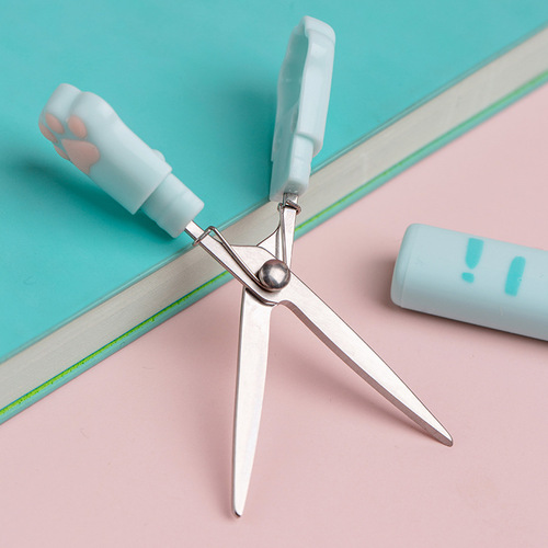 TWINGO Tiangao Cat Claw Scissors Portable Small Scissors Mini Pen-shaped Scissors Handbook Office