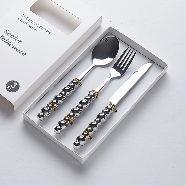 Set pearl, pearl silver, 3 piece set
