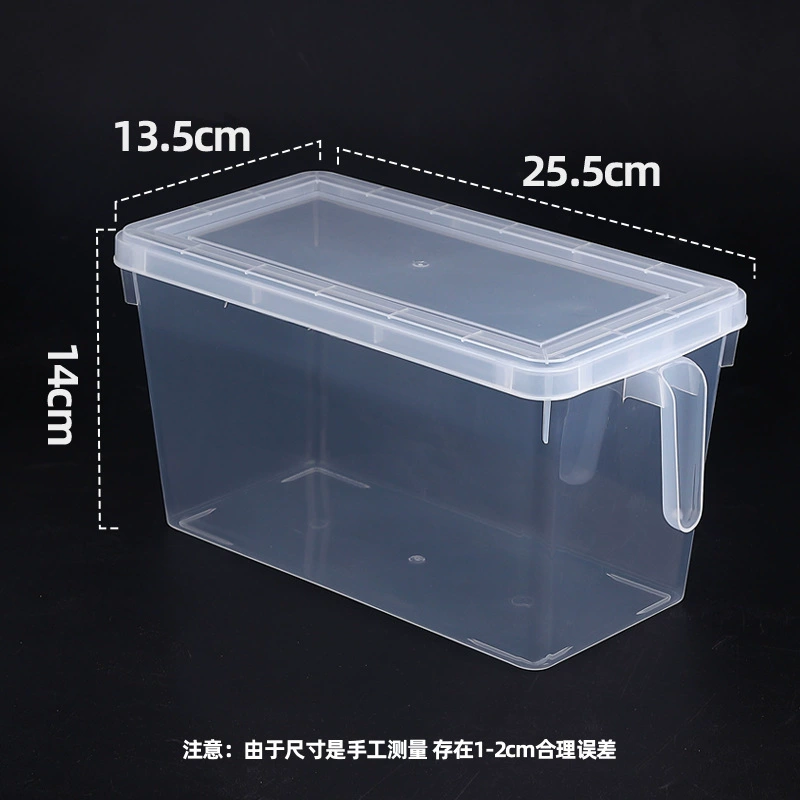 Capacious plastic storage box