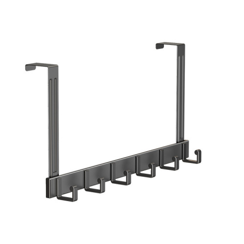 Door Rear Hook without Drilling Clothes Rack for Bedroom Wall-Hanging Hat Rack Entry Door Clothes Hook for Rental Apartments